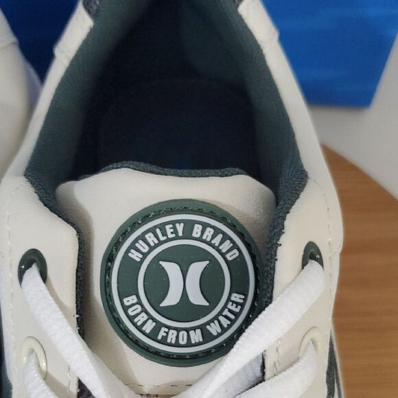 Hurley Milford White Green Gray Men's Basketball Shoes Size 12 NWT - Picture 3 of 12